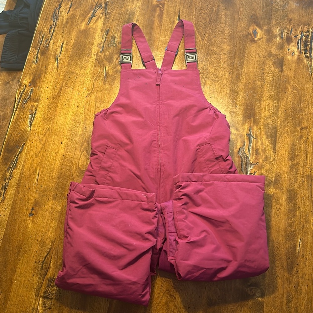 Girl’s Snow Pants / Bibs Land’s End size 14